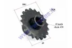 Front sprocket 19 teeth outerD81innerD20 chain428 for ATV quad bike