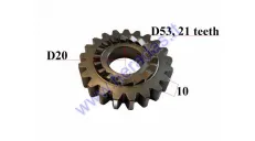 Sprocket for kickstarter lever for motorcycle 140cc LF140 LIFAN 21 teeth, suitable CBF33192