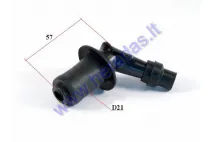 Spark plug cap (bent/bend)