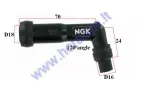 Spark plug cap (bent/bend) NGK 8062 XB05F